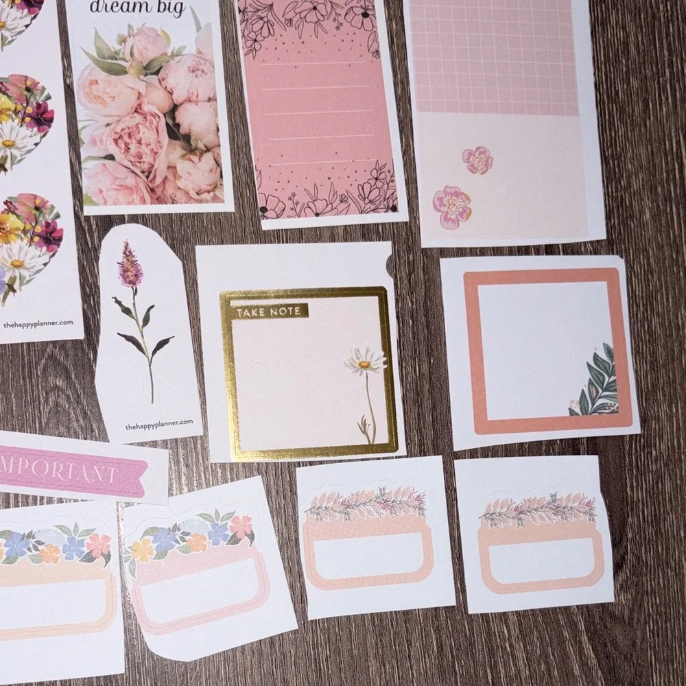 ❤️$3 Feminine Florals Not So Mystery Happy Planner Sticker Set